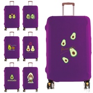 Travel Luggage Cover Accessories Suitcase  Avocado  Luggage Protective  Cartoon New Purple Elastic f