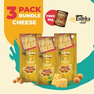 [3 Packs] Eureka Popcorn 140g Pack FREE 1x Caramel Baby Can 35g