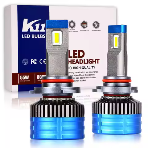 LED H4 Headlamp K11 H7 LED Bulb Canbus 6500K Fog Light Spotlight H4 H7 H8 H11 H1 9005 9012 Car LED L