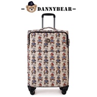 กระเป๋าเดินทางขนาดใหญ่ Danny Bear กระเป๋าเดินทางแบบถือได้ 20 นิ้ว กระเป๋าเดินทางแบบลาก 24 นิ้ว กระเป