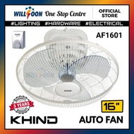 Khind 16" Auto Fan AF1601 Ceiling Fan Kipas Auto Kipas Siling 16inci #WILLSOON