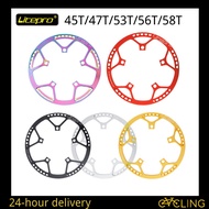 Litepro BMX Bicycle BCD130 Single Disc Gear Round Plate Crank 45/47/53/56 / 58T folding Bike Chainring Crank Chainring