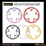 Litepro BMX Bicycle BCD130 Single Disc Gear Round Plate Crank 45/47/53/56 / 58T folding Bike Chainri