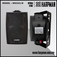 HARPMAN WS342/B 4‘’ 100V 20W WALL MOUNT BOX BASS WALL SPEAKER with BRACKET (1pair)