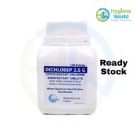 [READY STOCK] DICHLOSEP 2.5g Effervescent Chlorine Tablets [BY TABLET]