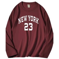 BAJU VIRAL NÊW Y0RK²³ UNISEX LONG SLEEVE T-SHIRT 100%COTTON 200GSM READY STOCK