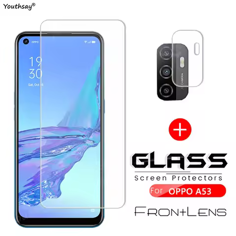 For OPPO A53 Glass Screen Camera Film Protector Glass OPPO A58 A78 A74 A54 A94 A95 A53 A32 A16 A72 A
