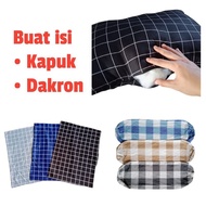 Unroll Pillows & Guling Kapok / Leather Roll Pillow Filled with Kapok/Dacron ZIPPER/Wurung Pillow Gu