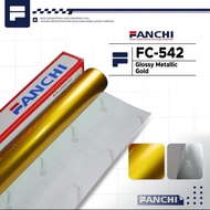 ROLL 50Cm Sticker FANCHI FC542 Glossy Metallic Candy Gold 50cm x 9m ROLL