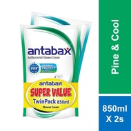 Antabax Antibacterial Shower Cream 850ml Twin Pack