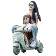 ‍🚢Children's Electric Motor Tricycle Boy and Girl Baby Children Can Sit Adult Rechargeable Double Toy Car