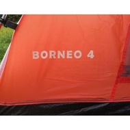 Tenda Camping borneo tendaki 4 kapasitas 4/5 orang