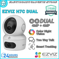 Ezviz H7C Dual Lens Pan/Tilt Color Night Vision WiFi Two Way Talk (4MP + 4MP) Indoor Security CCTV C