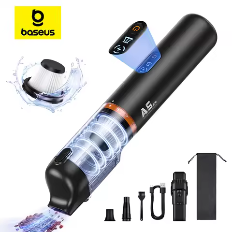Baseus A5 Air Car Vacuum Cleaner 2-in-1 Powerful Wireless Cleaner Strong Suction Handheld Car Cleani