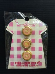 Sanrio Hello Kitty 1999年衣鈕 衫鈕外掛裝飾