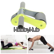 Fitness Gym Six Pack Abs Roller [Abs Wheel] Abdominal Roller Trainer (Foldable Design) Solid Alumini