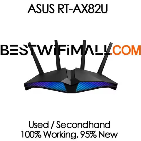 ASUS RT-AX82U WiFi 6 ROG Gaming Router AX5400 Dual-Band Game Acceleration Mesh Wi-Fi MU-MIMO Mobile 