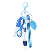 New 6-in-1 Multifunction Retractable Ball Pen Set Portable Permanent Marker Nurse Pens Nurse Badge C