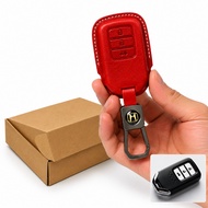 Honda CRV Key Case 100% Genuine Leather Honda CRV Accessories Honda City Key Cover MYXE STORE