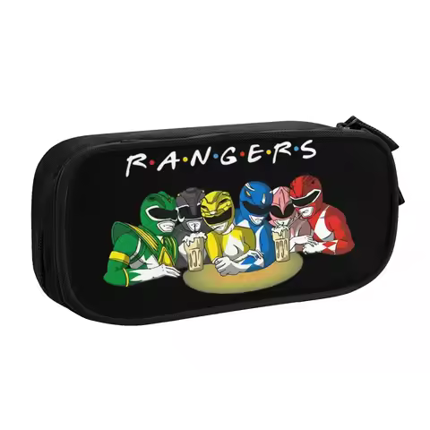 Large Capacity Bags for Child Cartoon FUNNY RANGERS FRIENDS School Pencil Bag for Boys Gilrs Kids