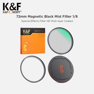 Knf Concept 72mm Magnetic Nano-X Black Mist 1/8 Filter K&F Concept