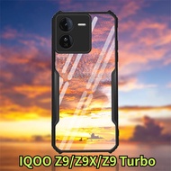 Casing For IQOO Z9X Z9 5G 2024 Phone Case Acrylic Clear Protect Transparent For IQOOZ9 Z 9 iQOOZ9X i