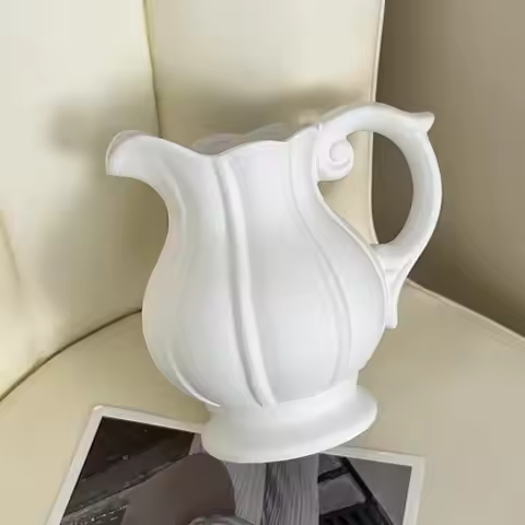 Flower Vase Farmhouse Pitcher Vase Multipurpose Birthday Gifts Wedding