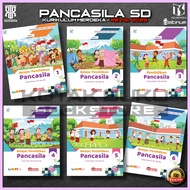 [ TS ] Pancasila Education Book for Grades 1 2 3 4 5 6 Elementary School Independent Curriculum/ Pla