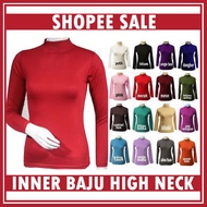 Inner Turtle Neck | Chest Cover | Muslimah High Neck Inner | Iner Baju Leher Tinggi