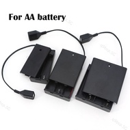 AA 1.5v 3v 6v Battery Holder Storage Box Case Portable Mini USB female cable Power Supply Battery Bo