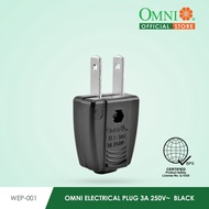 OMNI Electric Plug 3A 250V~ - WEP-001