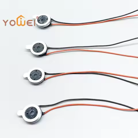 Latest 1/5/10Pcs 10mm Diameter Mini Loudspeaker Ultra-thin 8Ohm 0.5W 1W Round Speaker For Mobile Pho
