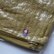 今治認證 枕頭套 日本製 舒適毛巾布料 100%棉 可水洗 43 x 65cm 拉鍊 蜂蜜金色 Bloom Imabari Certified Pillowcase Comfortable Towel