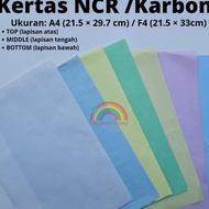 Serba Murah  kertas NCR/karbon/nota isi 500 pcs (1rim) ukuran A4/F4