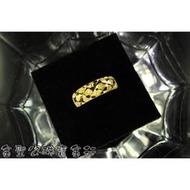 金聖公珠寶金行  ㊣9999黃金戒指天星造型 gold9999 純金戒指 ring 黃金男戒 黃金男生戒指 1錢