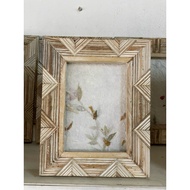 Teak Picture Frame Image Size 5 x 7 Inches Wall Hanging Tabletop