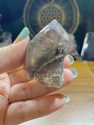 12 納米比亞煙紫晶白泥權杖骸骨水晶共生綠幽靈