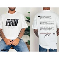 Petikan Baju Charlie Kirk Berdoa untuk Tee Kebebasan Pembunuhan Charlie Kirk Kemeja-T Streetwear Fes