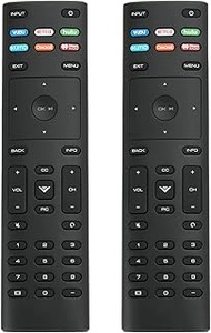 [2pcs/Pack] PerFascin Replacement Universal Remote Control XRT136 Fit for Vizio Smart TV D40f-G9 D43