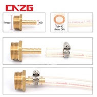 @@PT@@Brass Barb Fitting Elbow 6 8 10 12 16mm To 1/4 1/8 1/2 3/8 BSP Male Thread Connector Jo-PZ- Ad