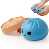 Dumpling Squishy, Squishy Lembut untuk Melegakan Tekanan, Dumpling Squishy Misteri, Squishy Berwarna