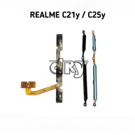 Power Volume button Flex For Realme C21Y C25Y ON OFF Volume Side Button button flex Cable