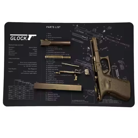 Gun Cleaning Mat Pad Patches Gunsmith Armorer Bench For Glock 17 19 26 1911 Sig sauer P226 P229 Spri