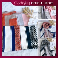 [BAWAL 2 TONE DESIGN] Printed Square Tudung Bawal 90cm x 90cm Silk Satin