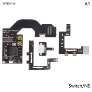 Witkitty สำหรับ NS โอแอล V4 NS Lite ชิป v4.1 rp2040แกนสวิตช์ V4 V5ชุดสีดำชุดที่ถอดเปลี่ยนได้ทั้ง V1 