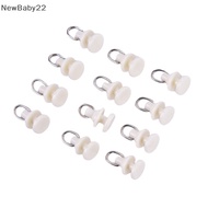 NN 20pcs Curtain Track Glider Rail Curtain Hook Rollers Curtain Tracks Accessories SG