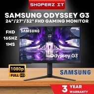 SAMSUNG ODYSSEY G3 24" 27" 32" GAMING MONITOR (24" / 27" / 32") / 1920 x 1080 / VA / 165HZ
