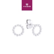 HABIB 375/9K White Gold Earrings XXE12995-W
