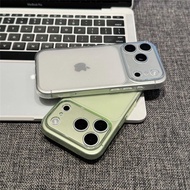New Dopamine Apple 17pro Phone Case 17 Large Window Frosted Phone Case iPhone 16promax Soft Case 15