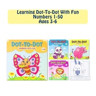 [BUNNY]  Mind To Mind: Learning Dot-To-Dot With Fun - Connecting Numbers 1-50 【Ages 3-6】